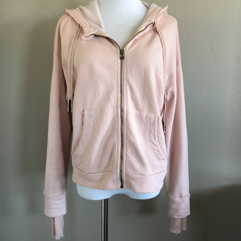 Stateside 🌿 Pink Zip Hoodie